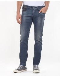 dunkelblaue Jeans von Le Temps des Cerises