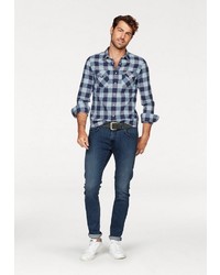 dunkelblaue Jeans von Lee