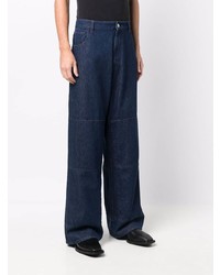 dunkelblaue Jeans von Raf Simons