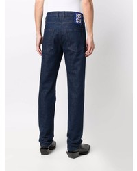 dunkelblaue Jeans von Raf Simons