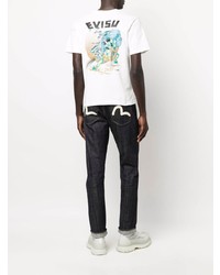 dunkelblaue Jeans von Evisu