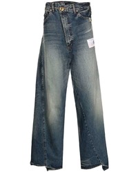dunkelblaue Jeans von Maison Mihara Yasuhiro