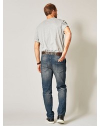 dunkelblaue Jeans von MEN PLUS BY HAPPY SIZE