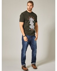 dunkelblaue Jeans von MEN PLUS BY HAPPY SIZE