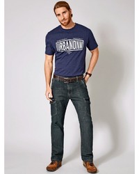 dunkelblaue Jeans von MEN PLUS BY HAPPY SIZE