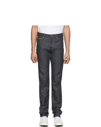 dunkelblaue Jeans von Naked and Famous Denim