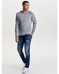 dunkelblaue Jeans von ONLY & SONS