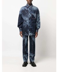 dunkelblaue Jeans von Feng Chen Wang