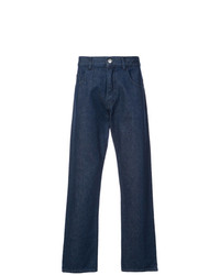 dunkelblaue Jeans von Raf Simons