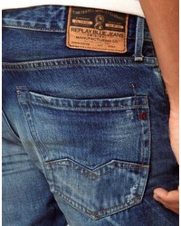 dunkelblaue Jeans von Replay