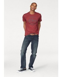 dunkelblaue Jeans von S.OLIVER RED LABEL