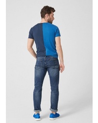dunkelblaue Jeans von S.OLIVER RED LABEL