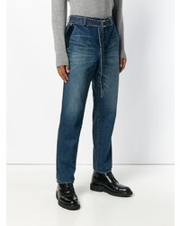 dunkelblaue Jeans von Sacai