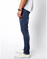 dunkelblaue Jeans von Asos