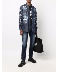 dunkelblaue Jeans von Philipp Plein