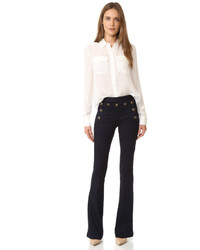 dunkelblaue Jeans von Veronica Beard