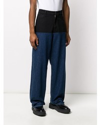 dunkelblaue Jeans von Raf Simons