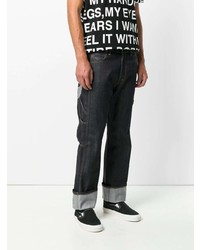 dunkelblaue Jeans von Junya Watanabe MAN