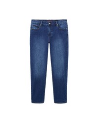 dunkelblaue Jeans von Violeta BY MANGO