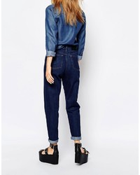 dunkelblaue Jeans von WÅVEN