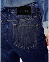 dunkelblaue Jeans von WÅVEN