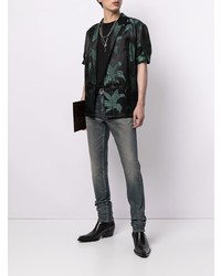 dunkelblaue Jeans von Saint Laurent