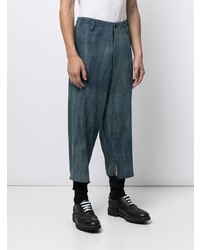 dunkelblaue Jeans von Yohji Yamamoto