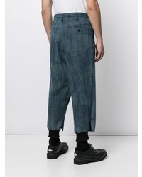 dunkelblaue Jeans von Yohji Yamamoto