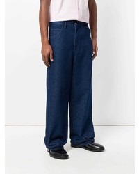 dunkelblaue Jeans von Raf Simons