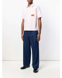 dunkelblaue Jeans von Raf Simons