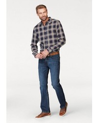 dunkelblaue Jeans von Wrangler