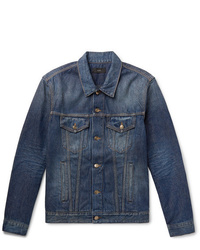 dunkelblaue Jeansjacke von Alanui