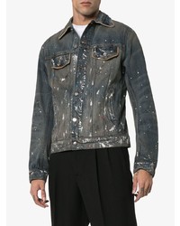 dunkelblaue Jeansjacke von Amiri