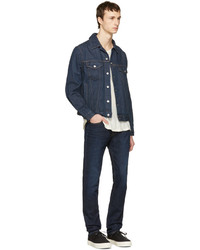 dunkelblaue Jeansjacke von Acne Studios