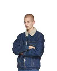 dunkelblaue Jeansjacke von Levis Vintage Clothing