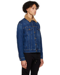 dunkelblaue Jeansjacke von VERSACE JEANS COUTURE