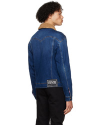 dunkelblaue Jeansjacke von VERSACE JEANS COUTURE