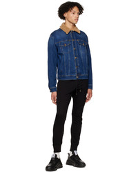 dunkelblaue Jeansjacke von VERSACE JEANS COUTURE