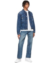 dunkelblaue Jeansjacke von Frame