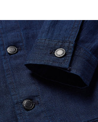 dunkelblaue Jeansjacke von Oliver Spencer