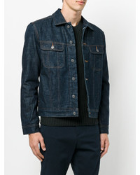 dunkelblaue Jeansjacke von A.P.C.