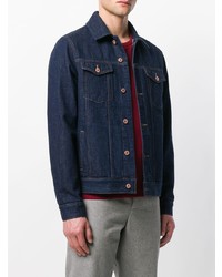 dunkelblaue Jeansjacke von Natural Selection