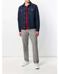 dunkelblaue Jeansjacke von Natural Selection