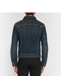 dunkelblaue Jeansjacke