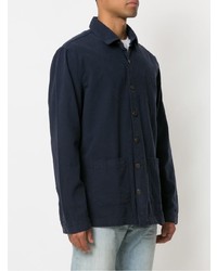 dunkelblaue Jeansjacke von OSKLEN