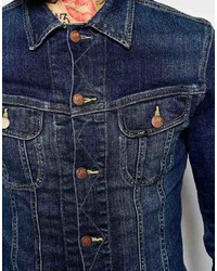 dunkelblaue Jeansjacke von Lee