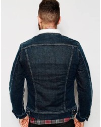 dunkelblaue Jeansjacke von Lee