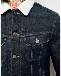 dunkelblaue Jeansjacke von Lee