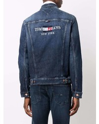 dunkelblaue Jeansjacke von Tommy Jeans
