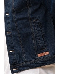 dunkelblaue Jeansjacke von INDICODE